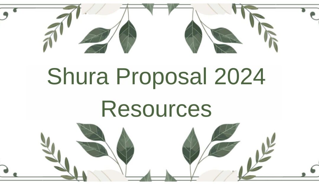 Shura Proposal 2024 Resources
