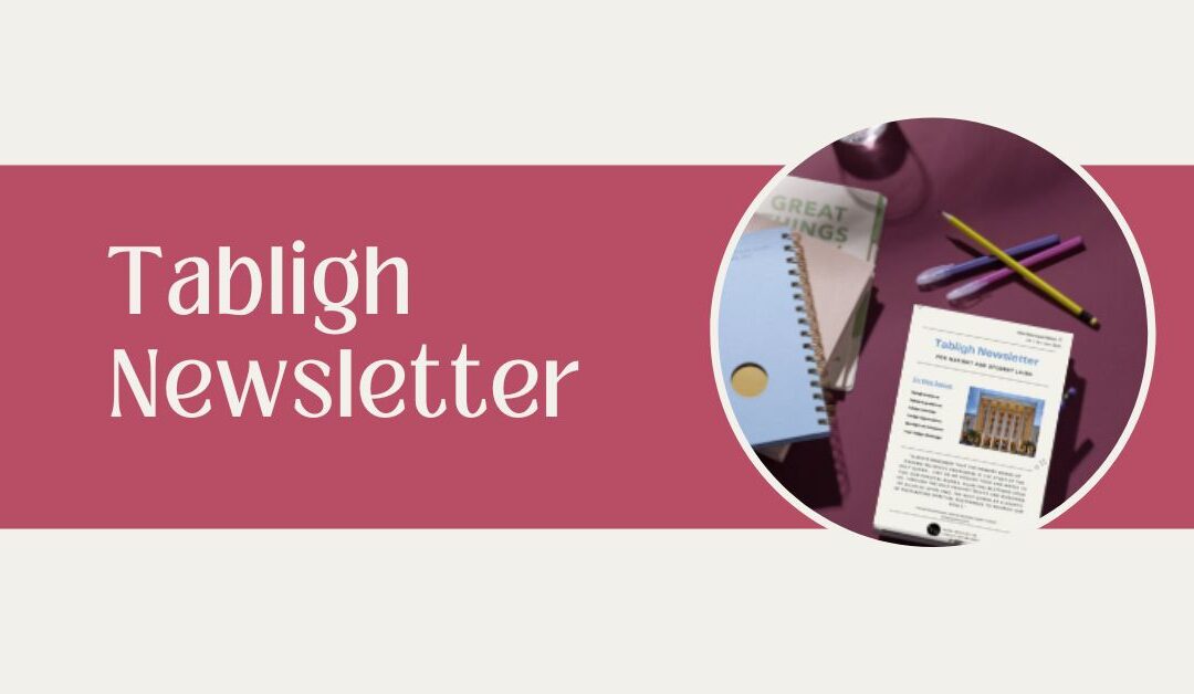 Tabligh Newsletter Issue 8